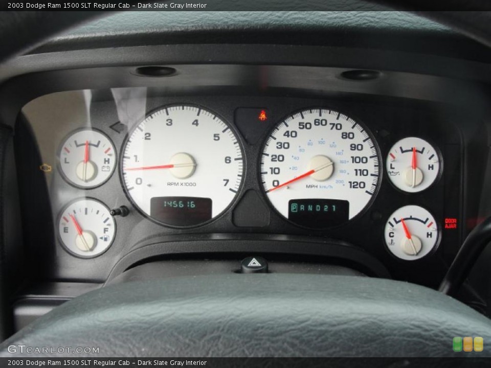 Dark Slate Gray Interior Gauges for the 2003 Dodge Ram 1500 SLT Regular Cab #39104089