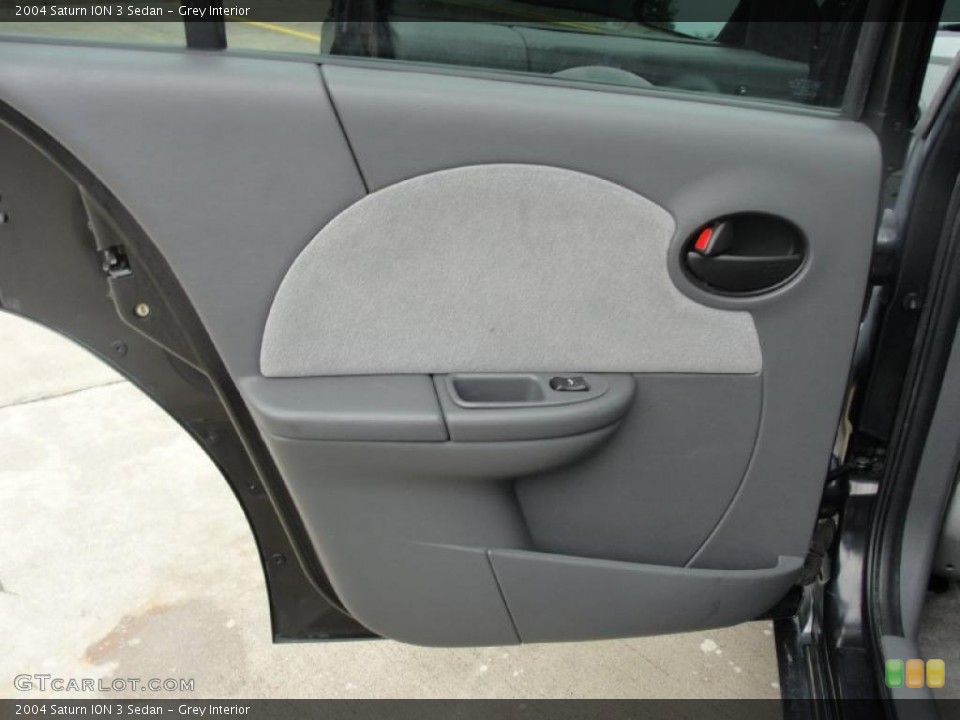 Grey Interior Door Panel for the 2004 Saturn ION 3 Sedan #39104681