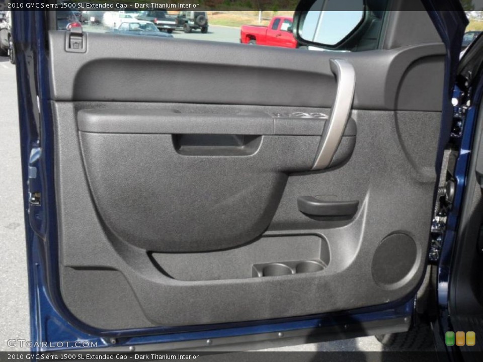 Dark Titanium Interior Door Panel for the 2010 GMC Sierra 1500 SL Extended Cab #39104693