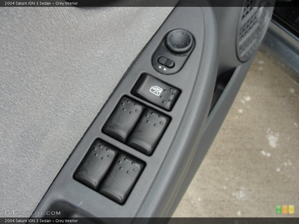 Grey Interior Controls for the 2004 Saturn ION 3 Sedan #39104737