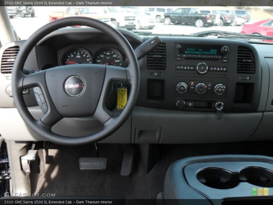 Dark Titanium Interior Dashboard for the 2010 GMC Sierra 1500 SL Extended Cab #39104825