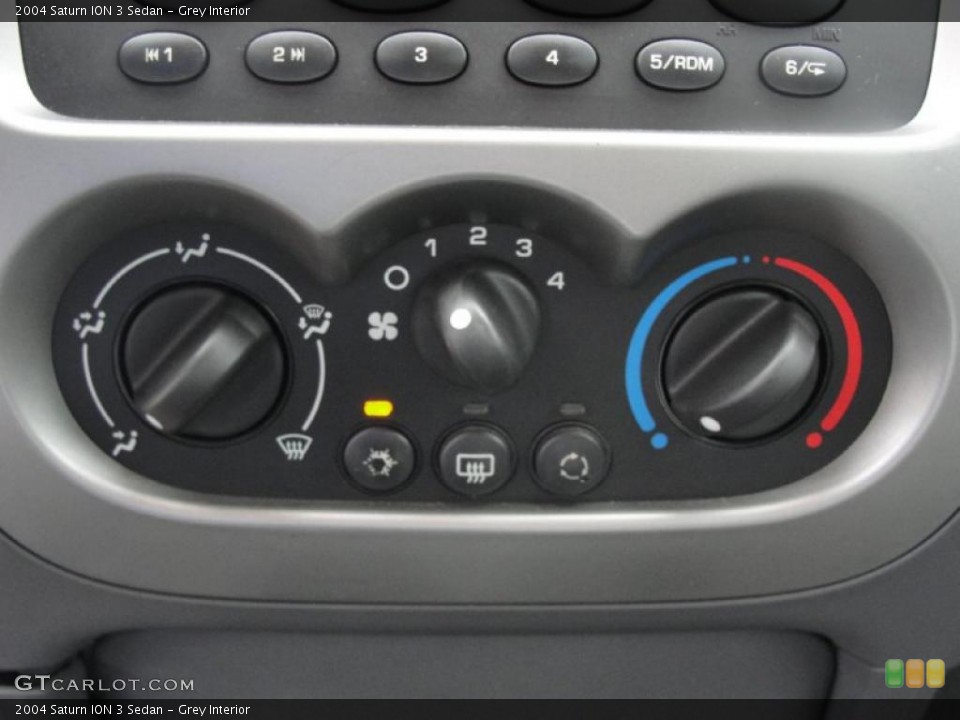 Grey Interior Controls for the 2004 Saturn ION 3 Sedan #39104857