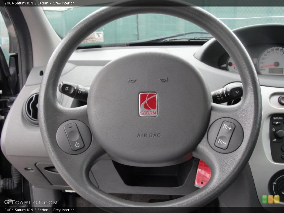 Grey Interior Steering Wheel for the 2004 Saturn ION 3 Sedan #39104892