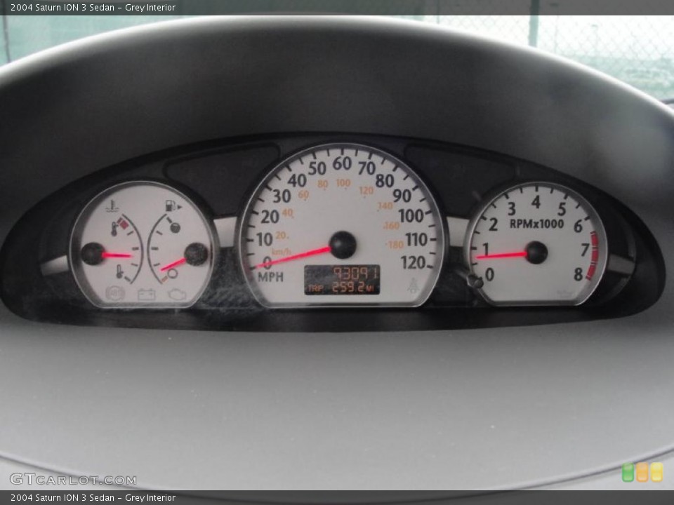 Grey Interior Gauges for the 2004 Saturn ION 3 Sedan #39104913