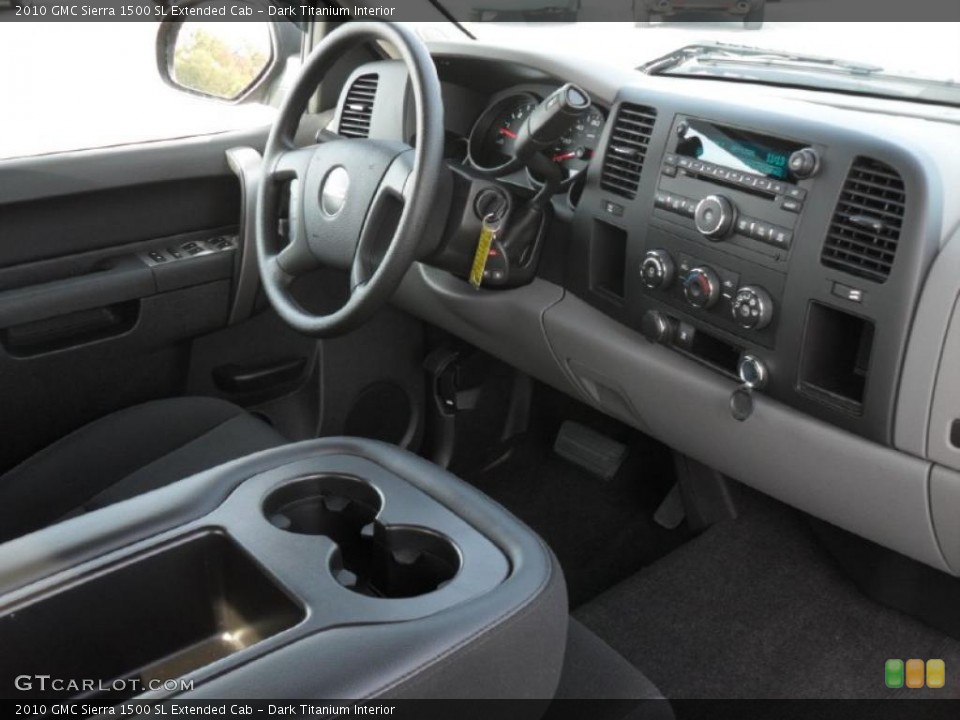 Dark Titanium Interior Dashboard for the 2010 GMC Sierra 1500 SL Extended Cab #39104937