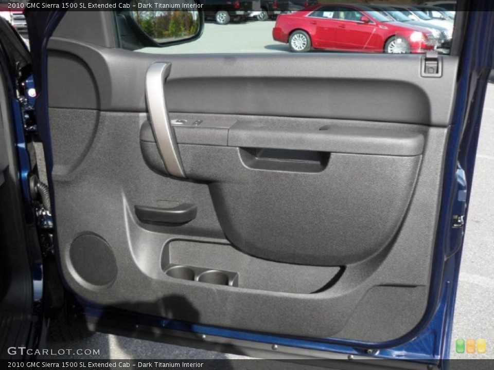 Dark Titanium Interior Door Panel for the 2010 GMC Sierra 1500 SL Extended Cab #39104961