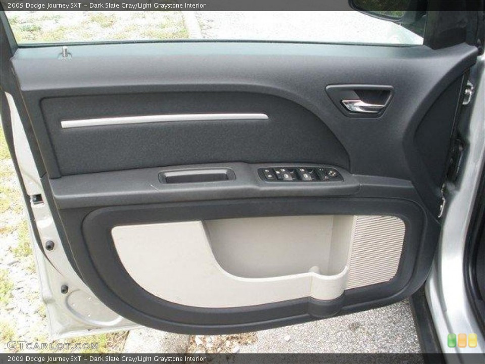 Dark Slate Gray/Light Graystone Interior Door Panel for the 2009 Dodge Journey SXT #39105545