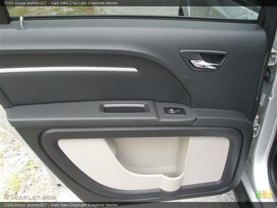 Dark Slate Gray/Light Graystone Interior Door Panel for the 2009 Dodge Journey SXT #39105573