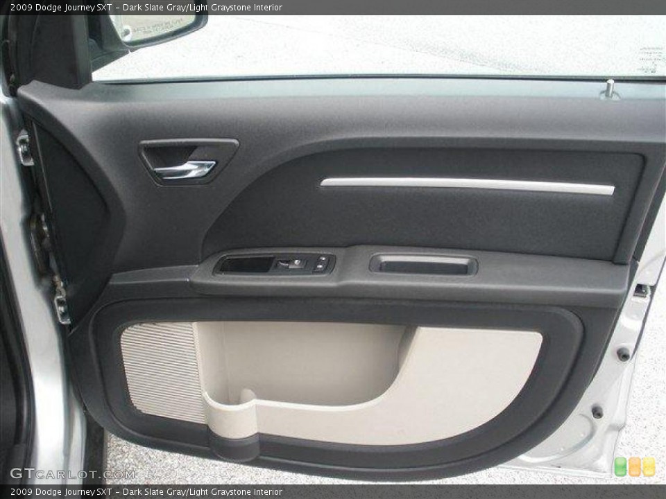 Dark Slate Gray/Light Graystone Interior Door Panel for the 2009 Dodge Journey SXT #39105613