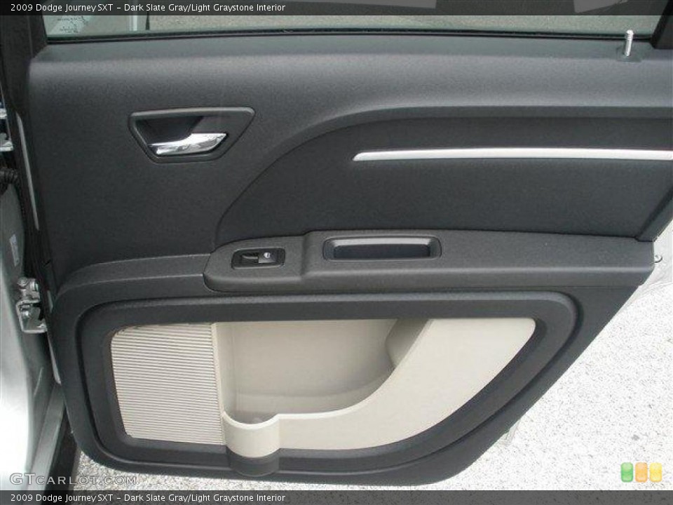 Dark Slate Gray/Light Graystone Interior Door Panel for the 2009 Dodge Journey SXT #39105645