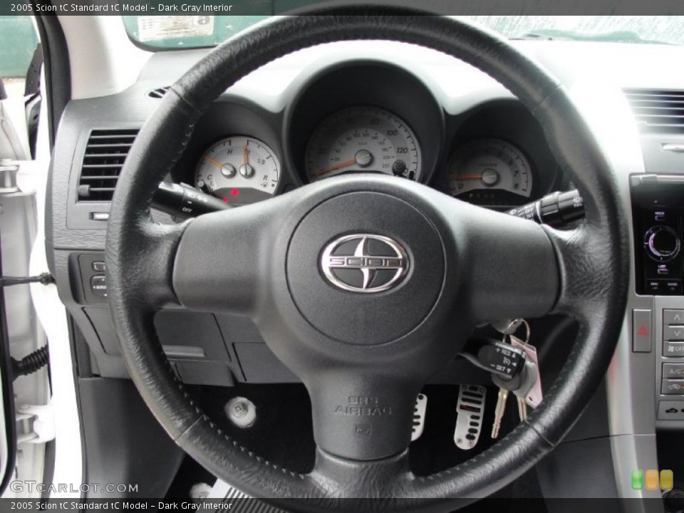 Dark Gray Interior Steering Wheel for the 2005 Scion tC  #39105681