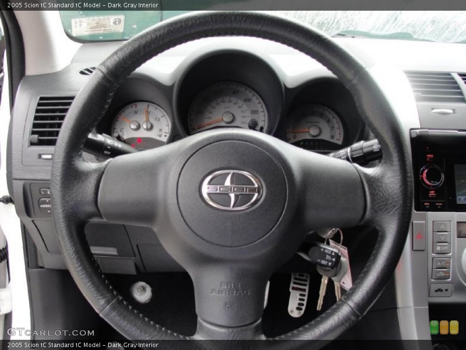 Dark Gray Interior Steering Wheel for the 2005 Scion tC  #39105725