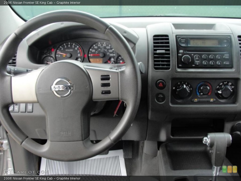 Graphite Interior Dashboard for the 2006 Nissan Frontier SE King Cab #39106421