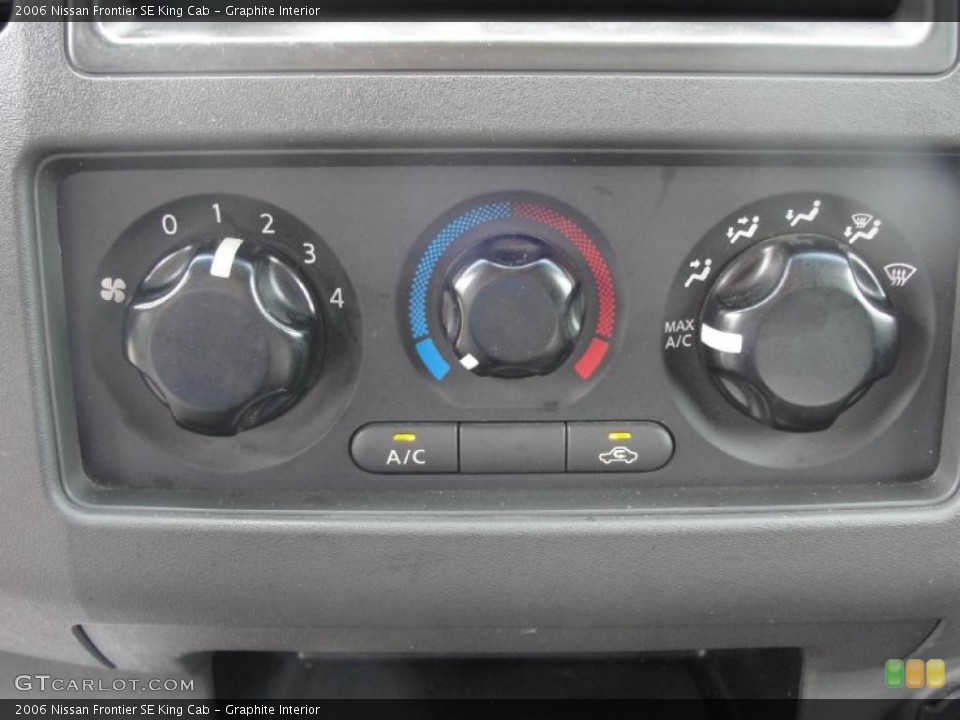 Graphite Interior Controls for the 2006 Nissan Frontier SE King Cab #39106473