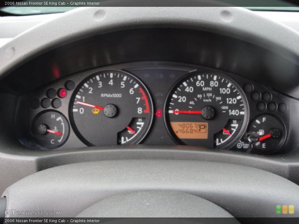 Graphite Interior Gauges for the 2006 Nissan Frontier SE King Cab #39106517