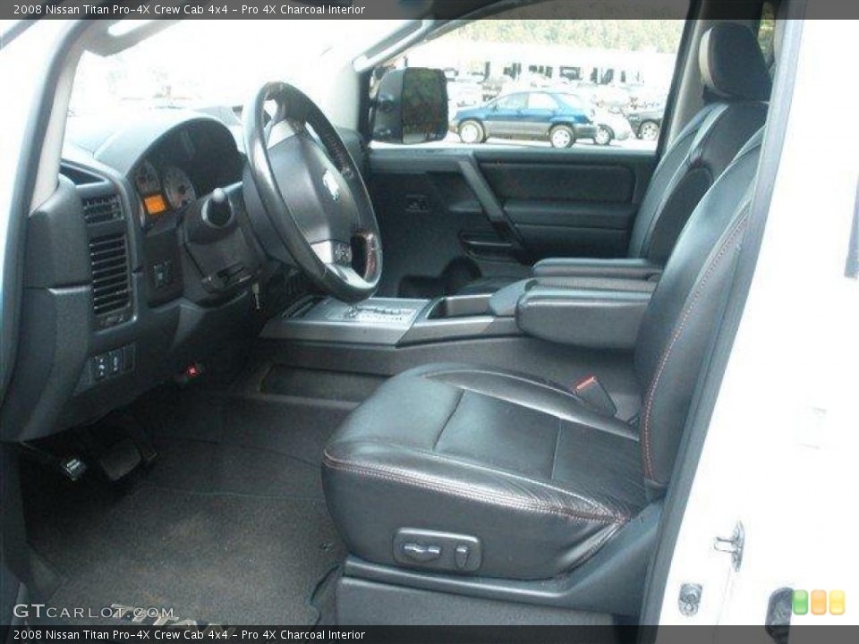 Pro 4X Charcoal Interior Photo for the 2008 Nissan Titan Pro-4X Crew Cab 4x4 #39106765