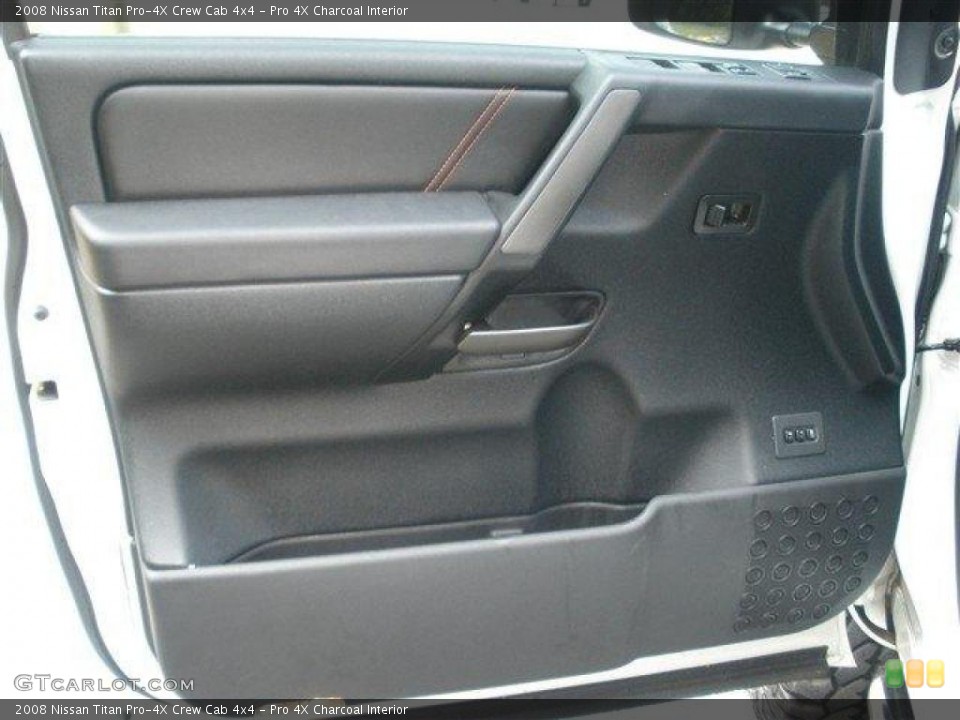 Pro 4X Charcoal Interior Door Panel for the 2008 Nissan Titan Pro-4X Crew Cab 4x4 #39106777