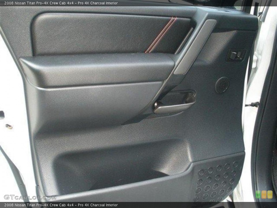 Pro 4X Charcoal Interior Door Panel for the 2008 Nissan Titan Pro-4X Crew Cab 4x4 #39106809