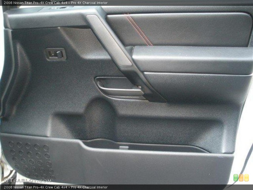 Pro 4X Charcoal Interior Door Panel for the 2008 Nissan Titan Pro-4X Crew Cab 4x4 #39106845
