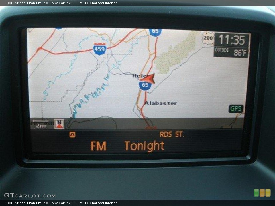 Pro 4X Charcoal Interior Navigation for the 2008 Nissan Titan Pro-4X Crew Cab 4x4 #39106937