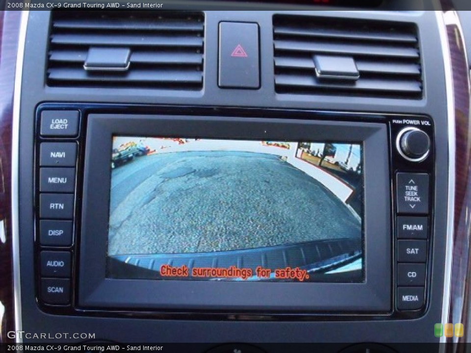 Sand Interior Navigation for the 2008 Mazda CX-9 Grand Touring AWD #39108609