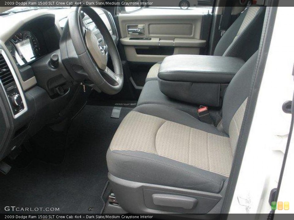 Dark Slate/Medium Graystone Interior Photo for the 2009 Dodge Ram 1500 SLT Crew Cab 4x4 #39110333
