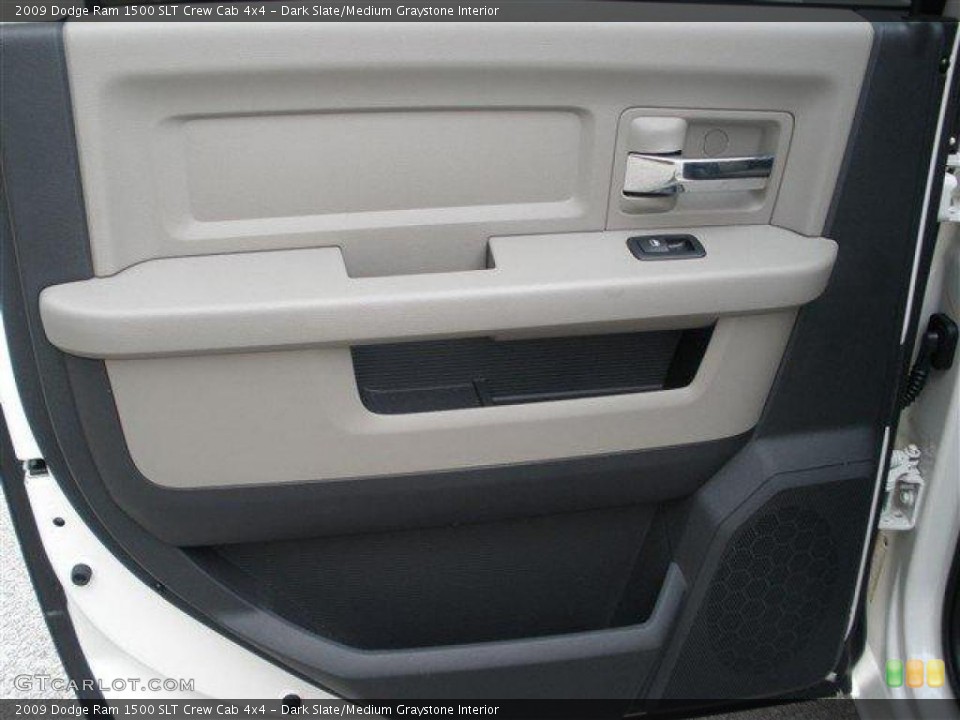 Dark Slate/Medium Graystone Interior Door Panel for the 2009 Dodge Ram 1500 SLT Crew Cab 4x4 #39110369