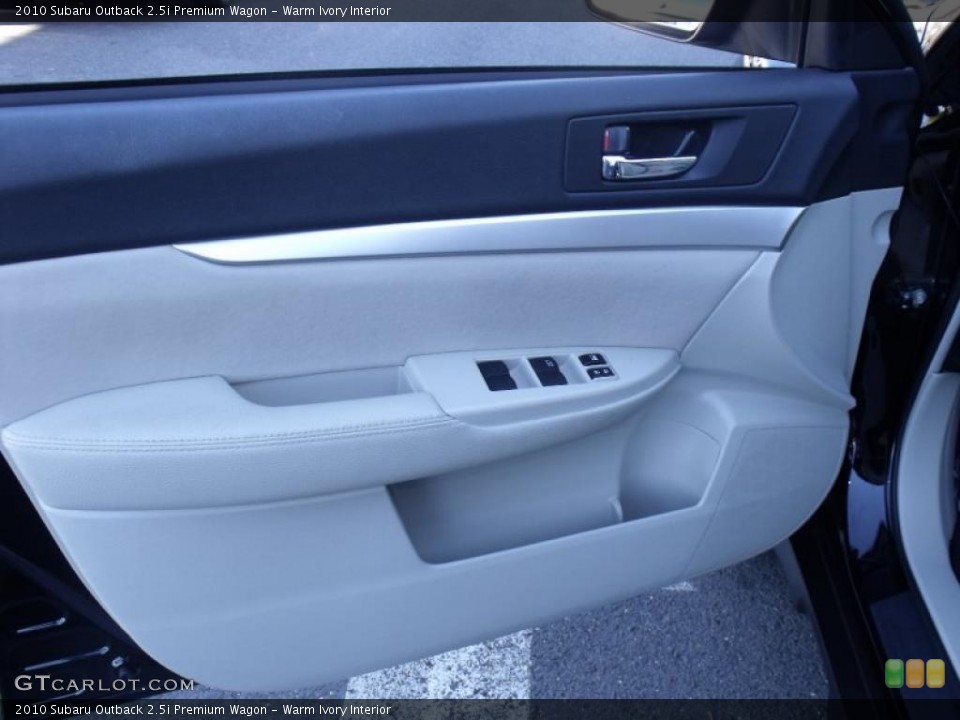Warm Ivory Interior Door Panel for the 2010 Subaru Outback 2.5i Premium Wagon #39110417