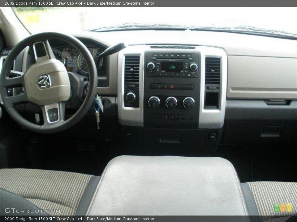 Dark Slate/Medium Graystone Interior Dashboard for the 2009 Dodge Ram 1500 SLT Crew Cab 4x4 #39110461