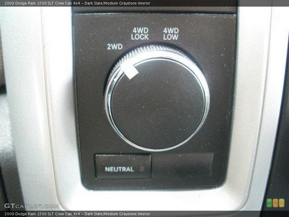 Dark Slate/Medium Graystone Interior Controls for the 2009 Dodge Ram 1500 SLT Crew Cab 4x4 #39110501
