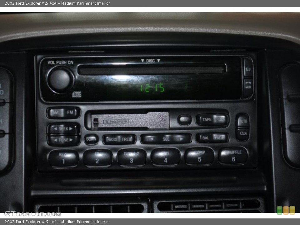 Medium Parchment Interior Controls for the 2002 Ford Explorer XLS 4x4 #39110733