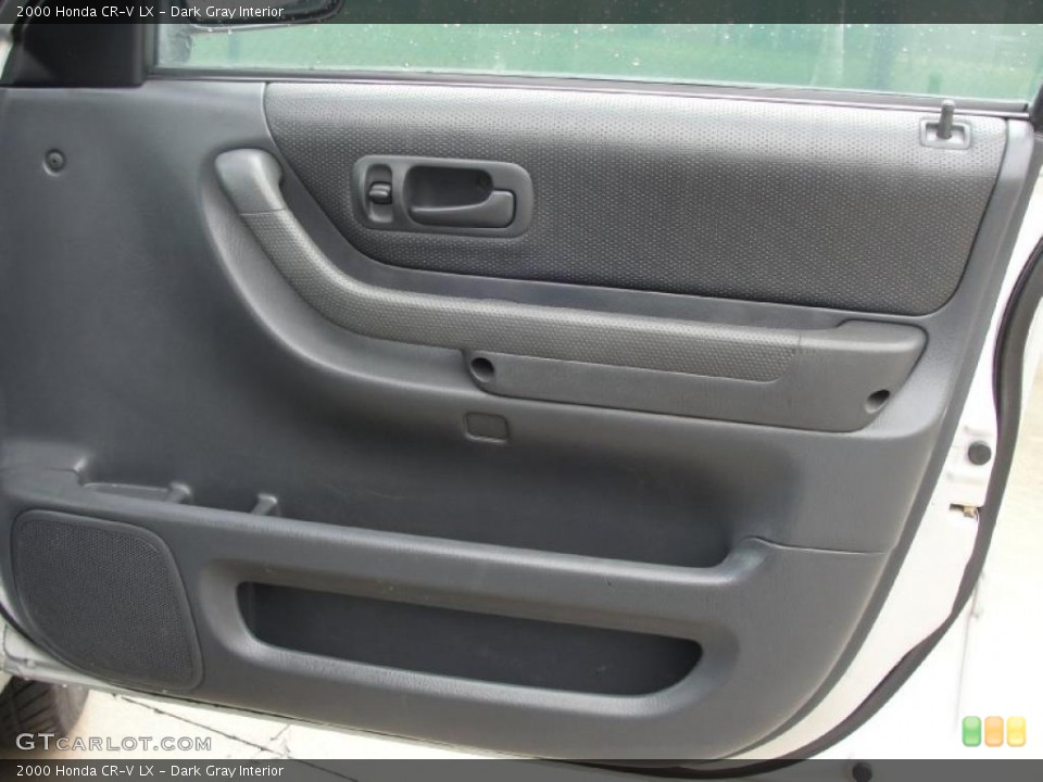 Dark Gray Interior Door Panel for the 2000 Honda CR-V LX #39111681