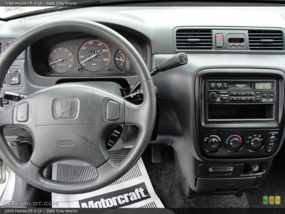 Dark Gray Interior Dashboard for the 2000 Honda CR-V LX #39111929