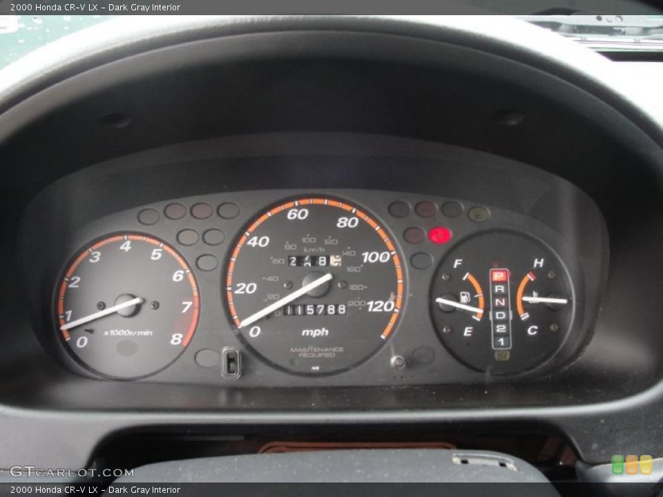 Dark Gray Interior Gauges for the 2000 Honda CR-V LX #39112029