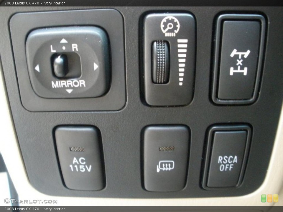 Ivory Interior Controls for the 2008 Lexus GX 470 #39112485