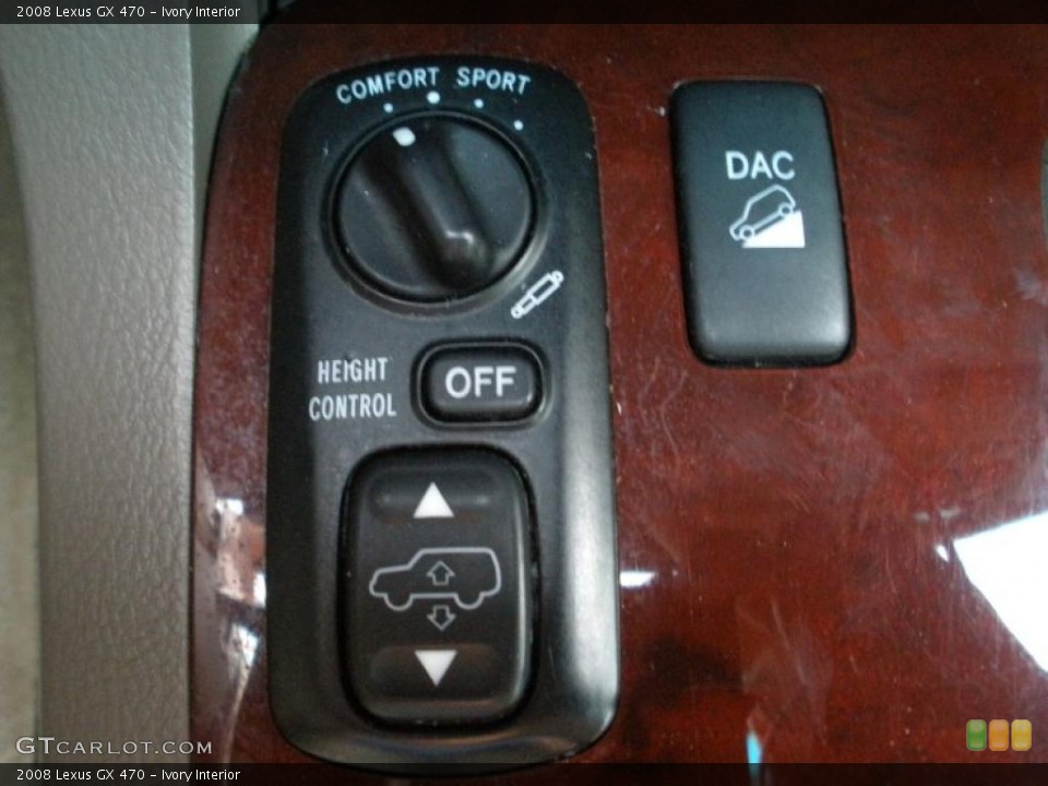 Ivory Interior Controls for the 2008 Lexus GX 470 #39112569