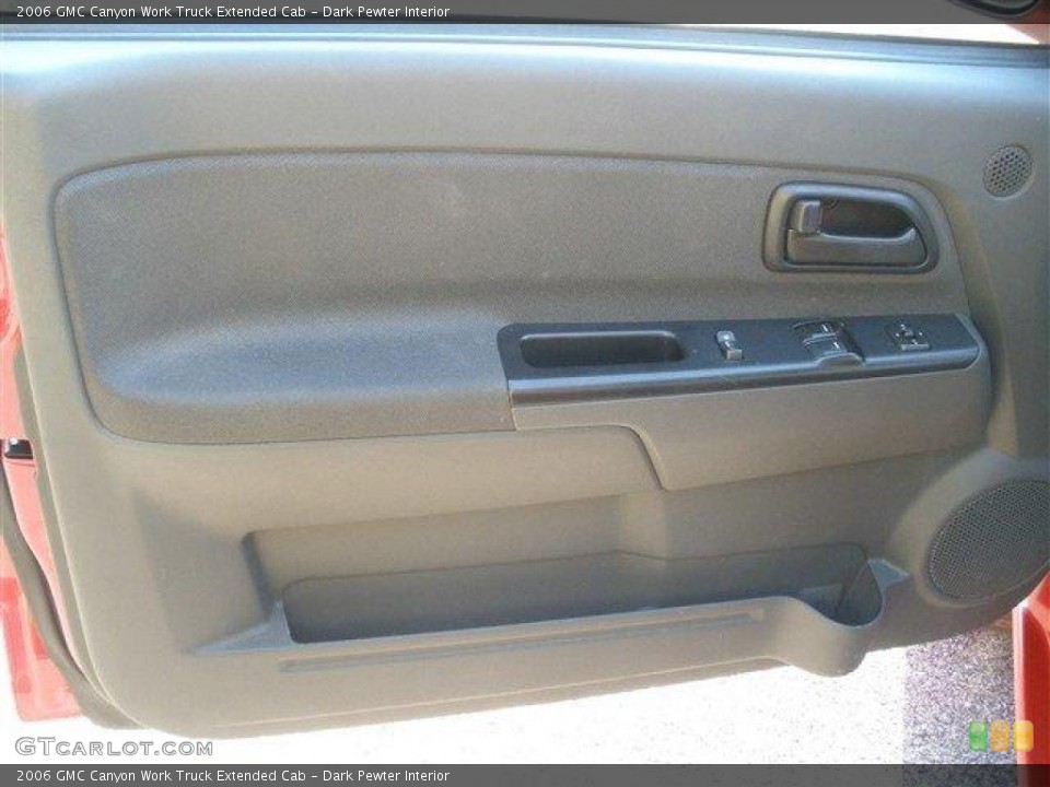 Dark Pewter Interior Door Panel for the 2006 GMC Canyon Work Truck Extended Cab #39114056