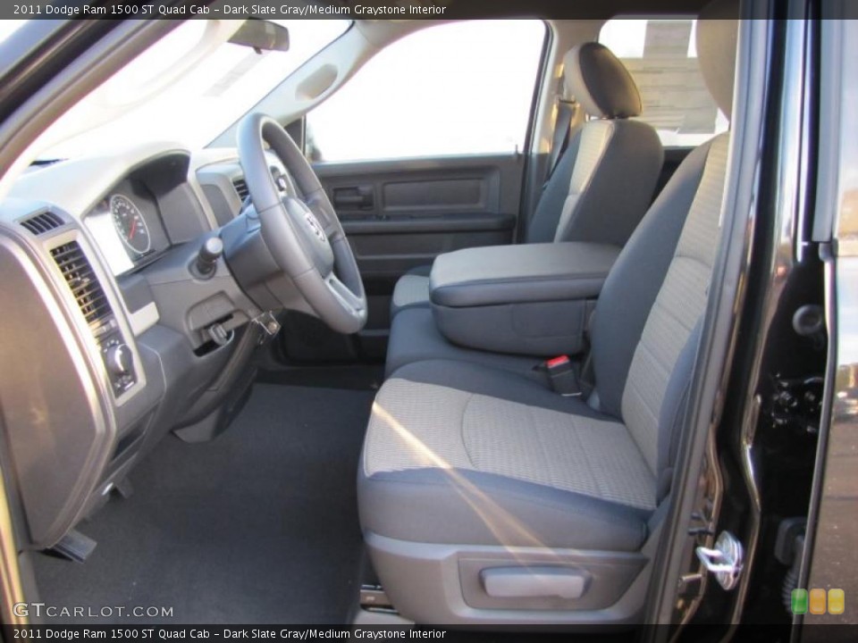 Dark Slate Gray/Medium Graystone Interior Photo for the 2011 Dodge Ram 1500 ST Quad Cab #39114196