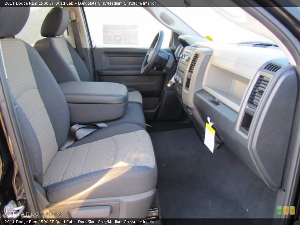 Dark Slate Gray/Medium Graystone Interior Photo for the 2011 Dodge Ram 1500 ST Quad Cab #39114228