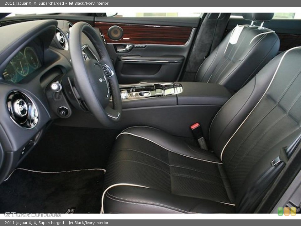 Jet Black/Ivory Interior Photo for the 2011 Jaguar XJ XJ Supercharged #39115308