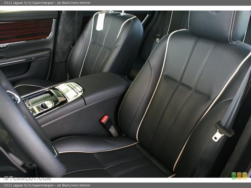 Jet Black/Ivory Interior Photo for the 2011 Jaguar XJ XJ Supercharged #39115429