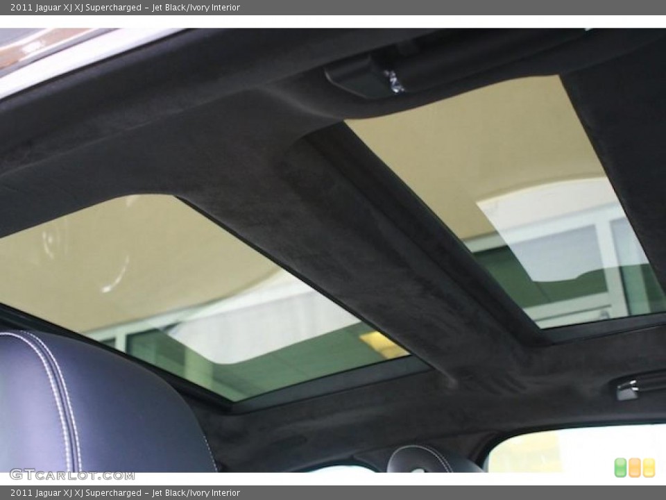 Jet Black/Ivory Interior Sunroof for the 2011 Jaguar XJ XJ Supercharged #39115461