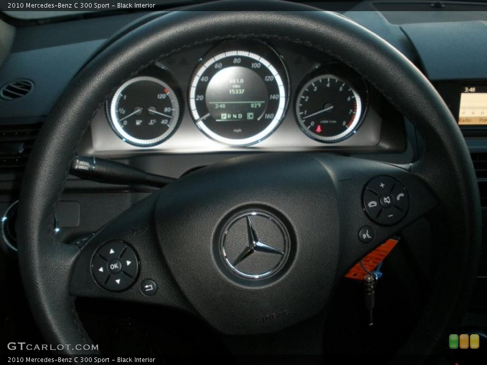 Black Interior Gauges for the 2010 Mercedes-Benz C 300 Sport #39116233
