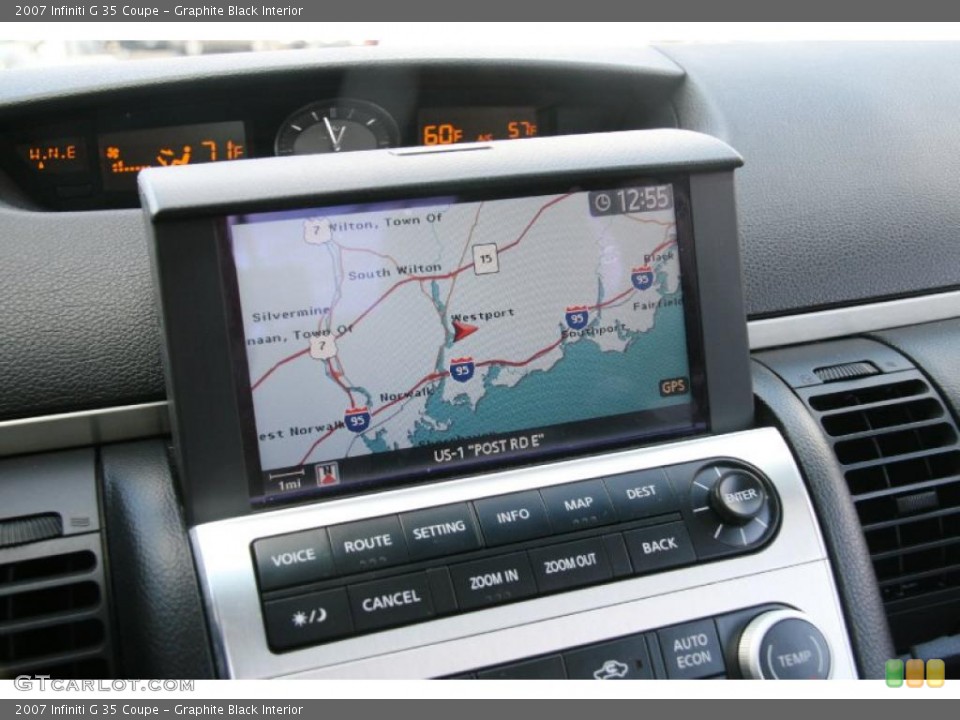 Graphite Black Interior Navigation for the 2007 Infiniti G 35 Coupe #39117558