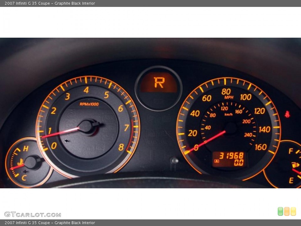 Graphite Black Interior Gauges for the 2007 Infiniti G 35 Coupe #39117584