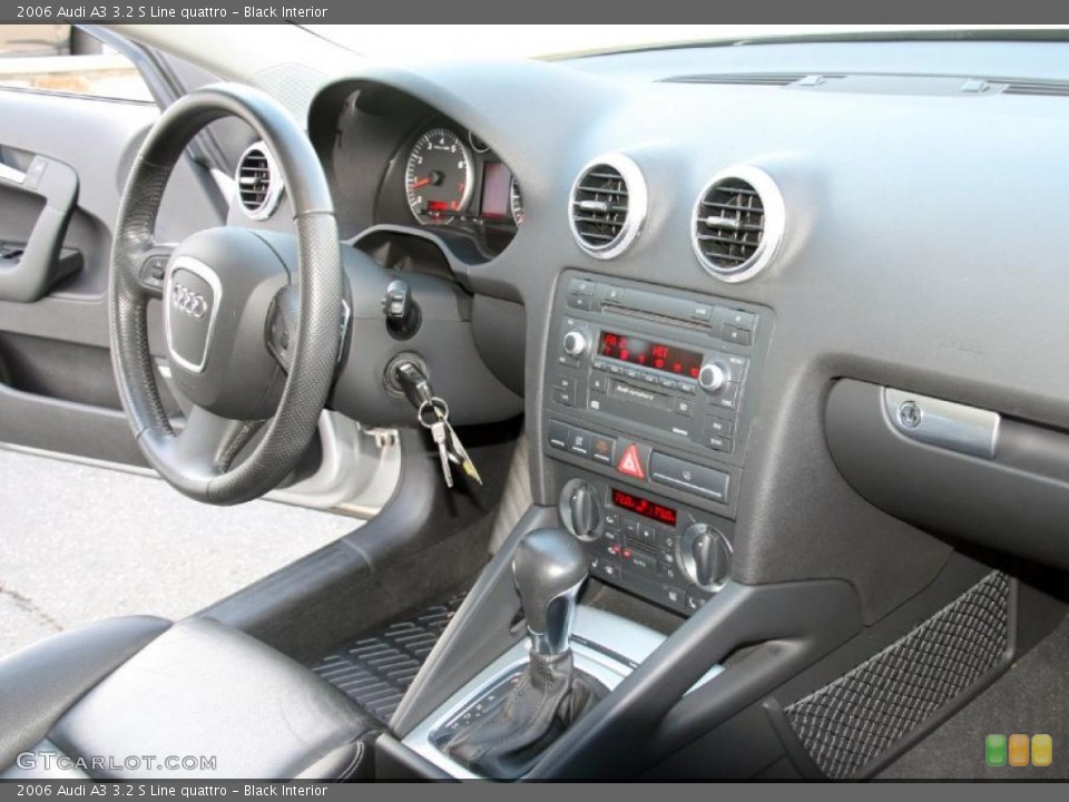 Black Interior Dashboard for the 2006 Audi A3 3.2 S Line quattro #39117923