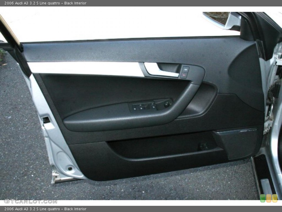 Black Interior Door Panel for the 2006 Audi A3 3.2 S Line quattro #39118035