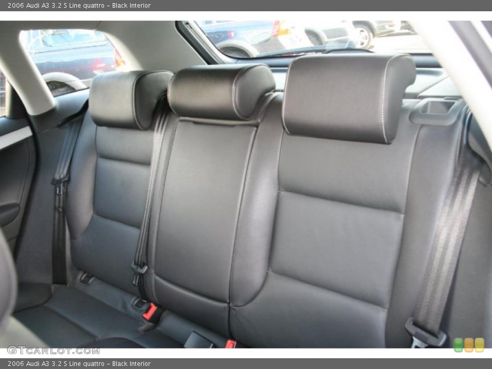 Black Interior Photo for the 2006 Audi A3 3.2 S Line quattro #39118047