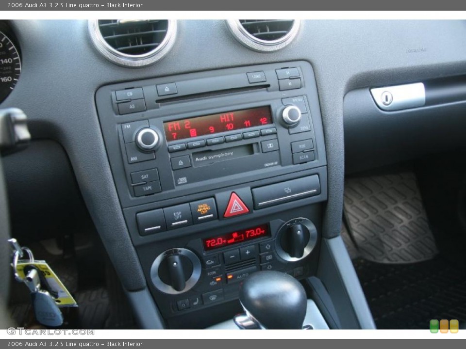 Black Interior Controls for the 2006 Audi A3 3.2 S Line quattro #39118067