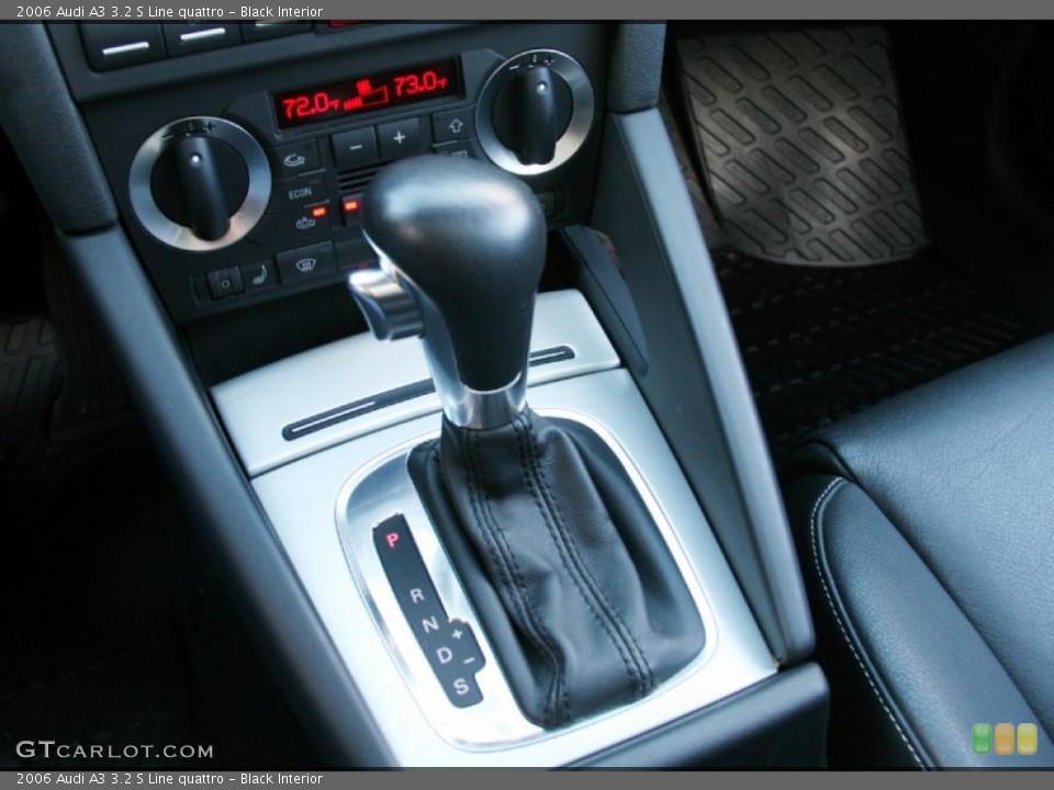Black Interior Transmission for the 2006 Audi A3 3.2 S Line quattro #39118079